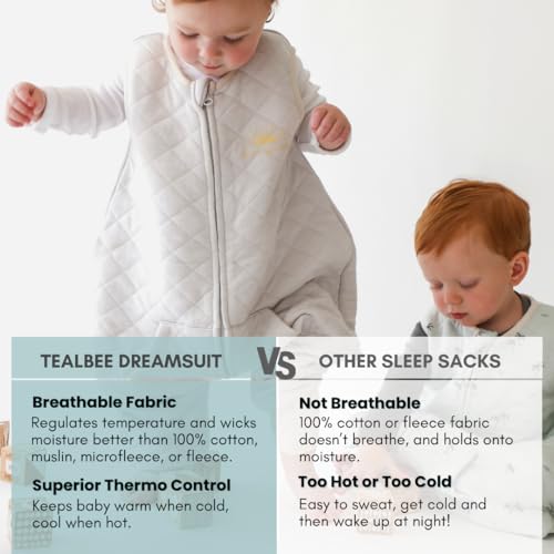 Dreamsuit Walker Toddler Sleep Sack with Feet and Legs, 3T-4T | 70% Rayon Made from Bamboo, 30% Organic Cotton, 0.8 TOG Summer, 2-Way Zipper, Buttery Soft Wearable Blanket, Cactus - color: (1.2 Tog) Sunshine, size: 3-4T
