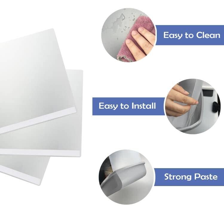 3 Pcs Cat Litter Box Pee Shields, Splash Guard for Open Top Litter Pan | Privacy Screen Easy Clean High Side Open Top Kitty Pan Shield - Keep Litter in The Pan - size: Small (3pcs)
