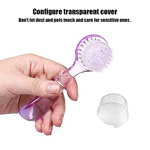 2 Pack Hamster Brush, Guinea Pig Massage Combs, Hedgehog Supplies - color: Purple