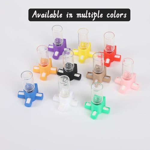 Jumping Spider Water Dispenser, Magnetic Hanging Feeder,Suitable for Jumping Spiders,Tarantulas, Praying Mantises,Arboreal Animals, and Other Small Animal Enclosure Accessories,5ML (White) - color: White