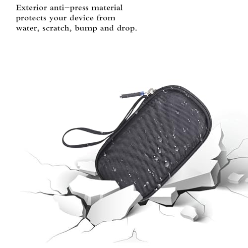 Case for ProtoArc Ergonomic Mouse, Travel Carrying Case Compatible with ProtoArc EM11 NL Bluetooth Rechargeable Wireless Vertical Mouse (Full Black) - color: Full Black