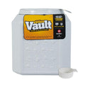 Vittles Vault Pawprint Pet Food Storage Container For Dog Food, Kibbles/Bird Seed/Oatmeal/Rice/Flour/Cereal, BPA Free, Plastic, Sealed Airtight For Cat Food, Up To 25 lb, Made in USA, With Scoop, Gray - size: 25 Pounds