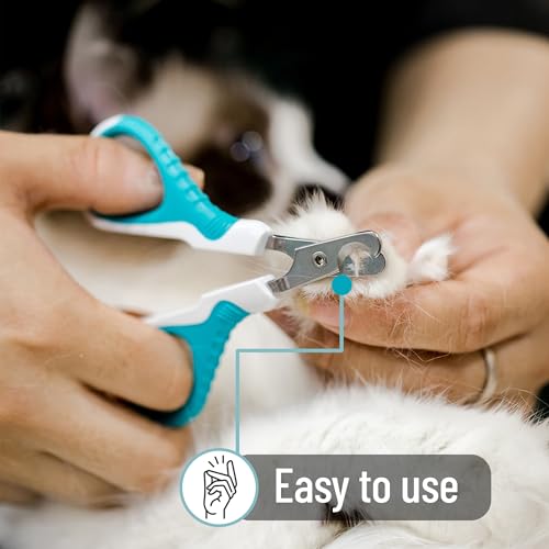 Mr. Pen- Cat Nail Clipper, Stainless Steel, Sharp Cat Claw Trimmer | Cat Claw Trimmer for Small and Medium Cats, Pet Nail Clipper with Sturdy Non Slip Handle - color: Blue