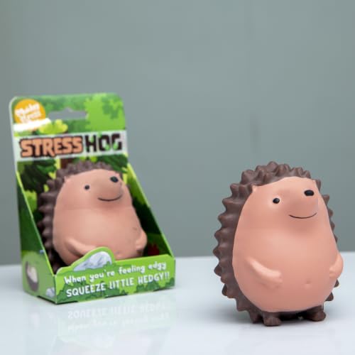 Boxer Gifts Stress Hog Toy - Unique Stress Balls for Adults & Teenagers | Squishy Fidget Toys for Anxiety - Cool Desk Accessories | Cute Hedgehog Gifts & White Elephant for Co-Workers