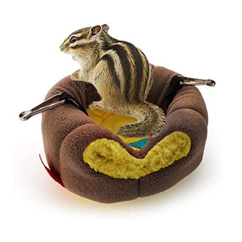 Litewoo Small Animal Bed Nest Winter Warm Hammock Comfortable Fit Squirrel Sugar Glider Gerbil Rat Hamster Bird Parrot - color: Bird Bed - B