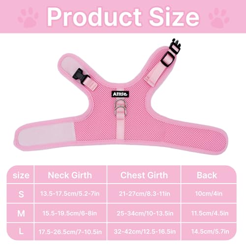 Breathable Bunny Harness and Leash Set Escape Proof, Pink S | Adjustable Straps & Magic Tape Design, Comfort Fit Vest for Puppies, Cats, Squirrels, Rats, Bunnies, Ferrets, Outdoor Walking - color: Pink, size: S