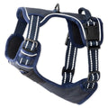 Pet Passion MAX - THE Hardy Reflective Harness, Navy, Small - color: NAVY, size: Small (10-25 lbs)