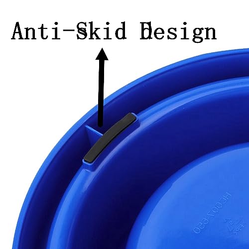 Ants Away Dog Bowl Cat Puppy Food Bowls Round No Spill Yellow M | Ant proof, safe food-grade plastic, anti-slide bottom, ant-block moat barrier, standard feeding size for small to medium dogs - color: Yellow, size: Medium