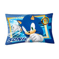 Franco Kids Bedding Super Soft Microfiber Reversible Pillowcase, 20 in x 30 in, Sonic The Hedgehog - color: Sonic the Hedgehog