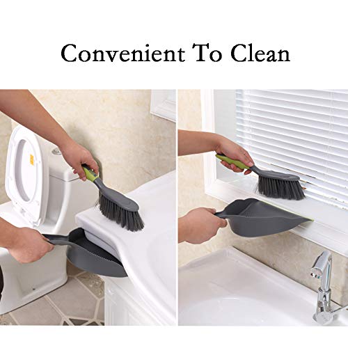 Dustpan and Brush Set,Dust Pans with Brush,Hand Broom Dust Pan,Broom Dustpan Set are Suitable for Kitchen, Sofa, Table, Car Trunk and Seat, Pet Nest and so on.(2pcs) - size: 2 count