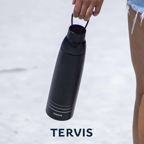 Tervis Venture Water Bottle Michigan Wolverines - Full Speed Made in USA Double Walled Insulated Tumbler Travel Cup Keeps Drinks Cold & Hot, 26oz, Stainless Steel