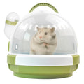 Hamster Carrier Cage with Water Bottle,Portable Dwarf Hamster Travel Carrier Plastic Guinea Pig Carrier Small Animal Breathable Outdoor Cage for Hamsters Chinchillas Hedgehog (Green) - color: 【Green】
