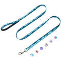 5ft Nylon Dog Leash with Soft Neoprene Handle for Small Dogs, Blue Sunset - color: Blue Sunset, size: 5/8in x 5ft - Single Handle