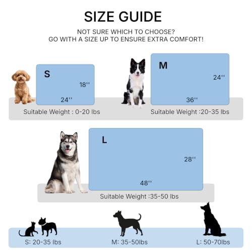 Dog Cooling Mat for Large Medium Dogs & Cats, Q-Max > 0.4 Breathable Self Cooling Pad, Washable Non Slip Bed for Crate, Car, Sofa, Floor, Indoor Outdoor Summer Use (Small: 18'' x 24'') - size: Small