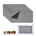 Guinea Pig Bedding, Cage Liners, Washable, Reusable & Leakproof | Premium Fleece Material, Instant Absorbent, Anti-Slip Bottom, Ideal Pee Pads for Small Animals. 15"x29", 6 Pack, Gray - size: 15''x29'' (6 Pack)