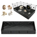 Guinea Pig Cage Liner - Waterproof Tarp Bottom Pad (24" x 48") - Easy to Install for Rabbits, Chinchillas, Hedgehogs, Ferrets & Small Animals - Reusable, Cage Not Included