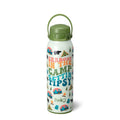 Swig Life 32oz EZ Fill Water Bottle with Straw Lid, Errbody in the Camp | Leakproof Lid - Double Wall Insulated Stainless Steel - Lid, Straw & Lock - Cup Holder Friendly - Dishwasher Safe - color: Errbody Camp, size: 32 Ounces