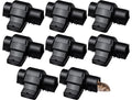 Qualirey 8 Pcs Rat Traps Extra Large Dual Entry Rat and Chipmunk Traps Covered Tunnel Snap Trap Heavy Duty for Indoor Outdoor Garden Basement Yard Rats Mice Chipmunks Set Up and Reusable