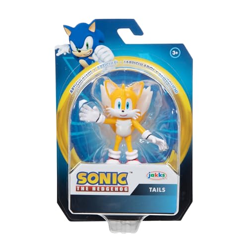 Sonic The Hedgehog 2.5" Best of Modern Sonic Action Figures, Includes Sonic, Shadow, Tails, and Knuckles