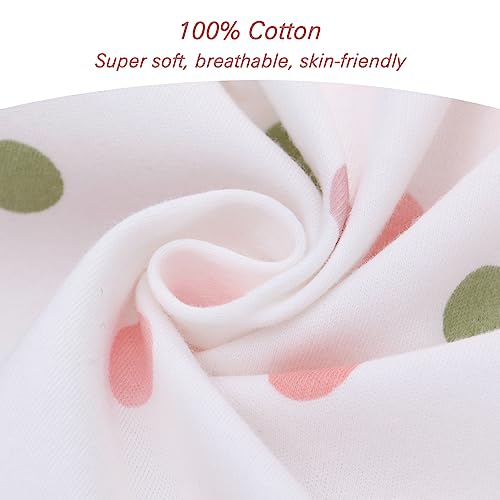 Miracle Baby Sleep Sack with Feet - 0.5 TOG 100% Breathable Cotton Wearable Blanket, Sleeveless Design Sleeping Bag for Baby - color: Dot, size: 12-24 Months(M)