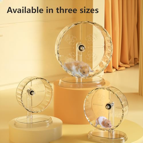 7.1in Small Hamster Wheel for Dwarf Hamsters (7.1inch) | 7.1 inch exercise wheel designed for dwarf hamsters. Smooth, quiet spinning for safe night time running. Easy to clean - size: 7.1inch