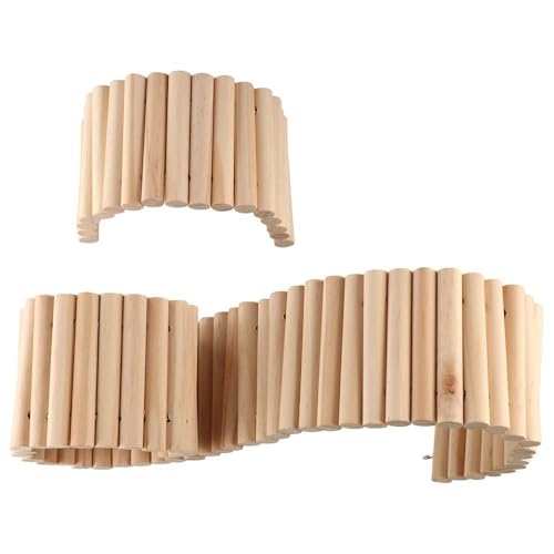 Pet Hamster Ladder Bridge Bendable Climbing Toy Suspension Ladder for Small Pets Gerbil Mice Chinchilla Habitat Décor(30cm-7.5CM) - size: 30cm, style: 7.5CM