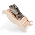 Niteangel Hamster Climbing Ladder Bridge: 6.3 x 3.7 x 1.1 inch | Can Expand Habitat Span & Explore Unlimited New Fun - Multi Use Habitat Decor Toys for Hamster Gerbils Mice and Small Animals - size: Small - 6.3'' L