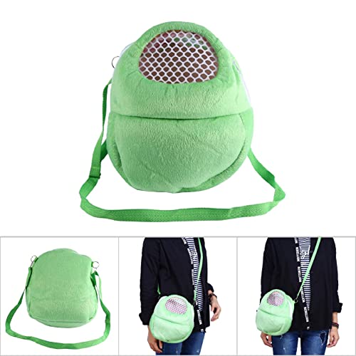 Tbest Pet Carrier Bag Hamster Rat Cat Rabbit Pet Sling Carrier Backpack Hedgehog Chinchilla Ferret Sleeping Outdoor Traveling Bag Handbags Backpack - color: Green