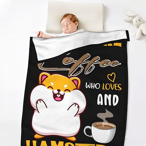 Hamster Throw Blanket for Kids Pets Gifts, 40” x 30” | Soft Flannel, Lightweight but warm, Machine washable, HD print, Wrinkle & shrink resistant, Anti-pilling, Suitable all ages - color: Hamster Blanket 2, size: XS(30"X40")