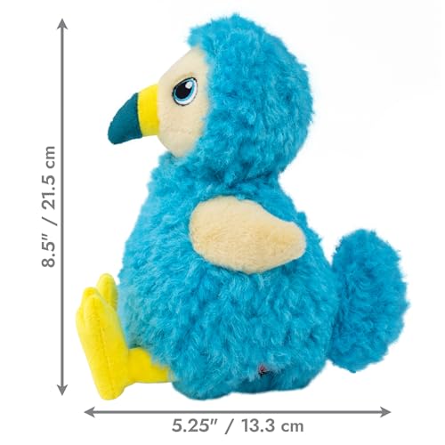 KONG Toughz Durable Plush Dog Toy - Long-Lasting Soft Chew Toy for Aggressive Chewers, Safe & Interactive for Dogs (Dodo) - style: Dodo