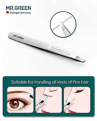 MR.GREEN Nail Clipper 4Pcs Set, Stainless Steel Manicure Pedicure Set, Medical Grade Grooming Kit with Travel Case Gift Box for Man & Woman - color: Mr-6105
