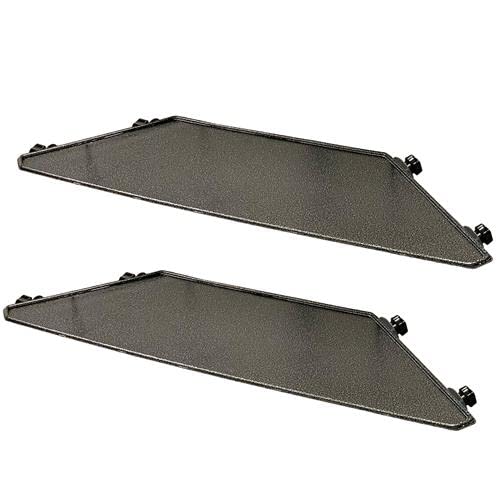 Exotic Nutrition Corner Shelves (2 Pack) Metal Cage Accessory Shelves for Sugar Gliders, Squirrels, Chinchillas, Prairie Dogs, Degus, and Other Chewing Animals