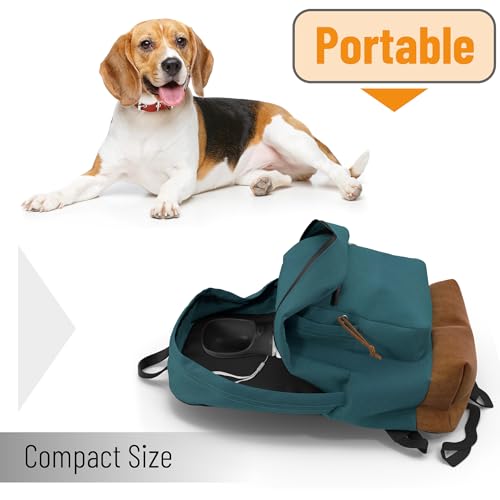 Mr. Pen- Portable Dog Water Bottle, 19 oz, Large | Leak Proof Puppy Water Dispenser with Drinking Feeder for Pets, Outdoor Walking, Hiking, Travel, Not Dishwasher Safe - color: Black
