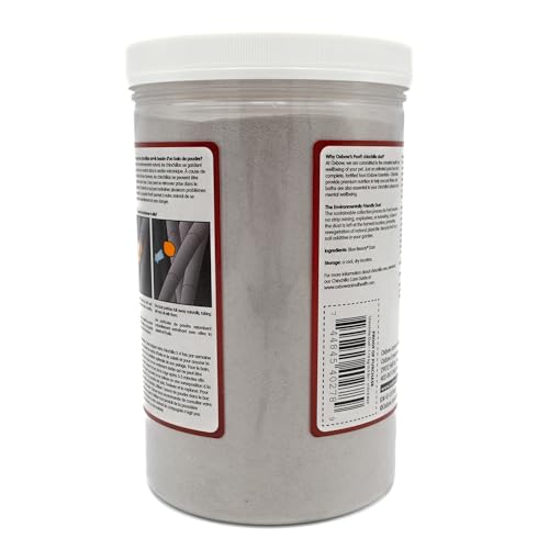 Oxbow POOF! Chinchilla Dust Bath, Natural Chinchilla Dust, USA, 2.5 lb | Blue Beauty, Dust For Chinchillas, Chinchilla Dust, Degus, Gerbils, Hamsters, Grooming, Coat Care, Small Pet Supplies, - size: 2.5 Pound (Pack of 1)