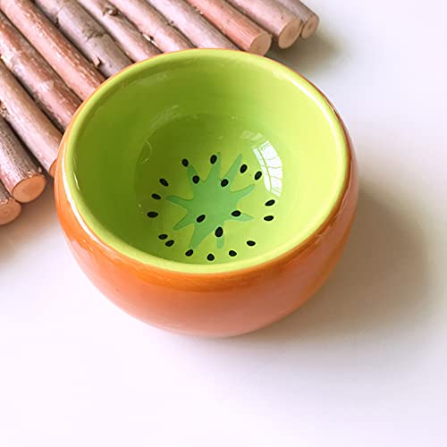 2 Pack Hamster Bowl Ceramic Prevent Chewing Feeding Bowl Water Food Dish | for Small Animal Guinea Pig Syrian Hamster Rabbit Gerbil Chichilla Hedgehog Sugar Glider Rat