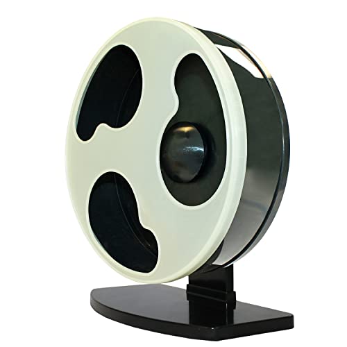 Exotic Nutrition Silent Runner Glow Wheel - 12" Regular - Silent, Fast, Durable Exercise Wheel - Sugar Gliders, Hamsters, Female Rats, Mice & Small Pets - size: Wheel