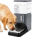 ZOMISIA Automatic Dog Water Dispenser 11L with Stainless Steel Bowl, Gravity Extra Large Capacity Water Bowl for Large-Sized Dogs, 3 Gallon Pet Waterer 100% BPA Free, Cool Grey - color: Grey, size: 11L