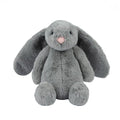 Best Pet Supplies Bunny Buddy Squeaky Plush Dog Toy - Gray | Soft Plush, Squeaks & Crinkles, Perfect for Moderate Chewers, Toss & Fetch Play, Stress & Anxiety Reliever, Ideal Gift Toy - color: Bunny (Gray), size: Large