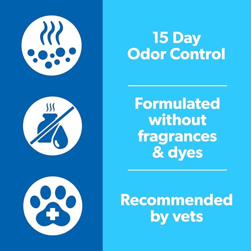 Fresh Step Simply Unscented Multi Cat Clumping Cat Litter, Low Dust, Odor Control with Activated Charcoal Tech, Compatible in Automatic Litter Boxes, 14 lb. (Pack of 3) - size: 14 lb (Pack of 3)