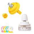 2 Pack Hamster Wheel Bearing Replacement with Tightening Knob Spinning Mechanism Axle Mount for Silent Runner Silent Hamster Exercise Wheels Chinchilla Syria Hamsters Silent Spinner Wheel