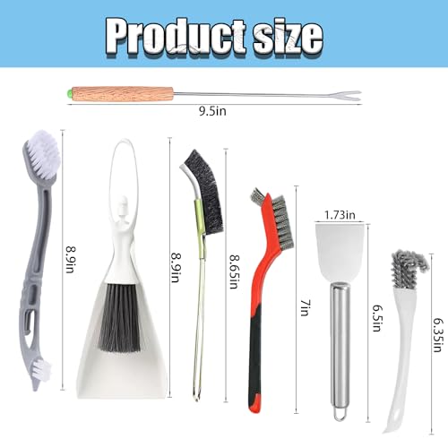 Bird Cage Cleaning Brush Tool Set, Bird Cage Cleaner, Suitable for Bird Cages, Rabbit Cages, Hamster Cages, Parrot Cages, and Other Small Pet Cage Accessories
