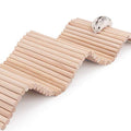 Niteangel Hamster Climbing Ladder Wooden Suspension Bridge for Guinea Pigs Rats Hedgehog Gerbils Mouse Sugar Glider and Other Small Animals (Large) - size: 26.4” x 7.9"