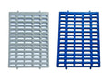 Saguaro Acres Rabbit and Small Animal Cage Resting Mat for Wire Floored Cages 2 Pack (Blue & Gray) - color: Blue & Gray