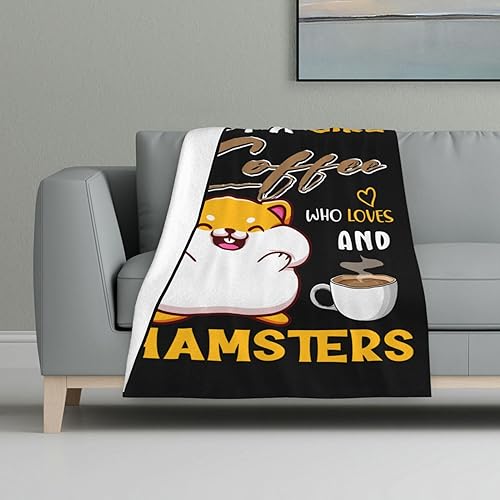 Hamster Throw Blanket for Kids Pets Gifts, 40” x 30” | Soft Flannel, Lightweight but warm, Machine washable, HD print, Wrinkle & shrink resistant, Anti-pilling, Suitable all ages - color: Hamster Blanket 2, size: XS(30"X40")