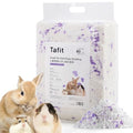 99% Dust-Free Soft Natural Paper Hamster Bedding with Odor Control, Strong Absorption, for Hamsters, Guinea Pig, Hedgehogs, Rabbits, Chinchilla, Rats, Small Animals, 80 Liters (White + Purple) - color: White+Purple