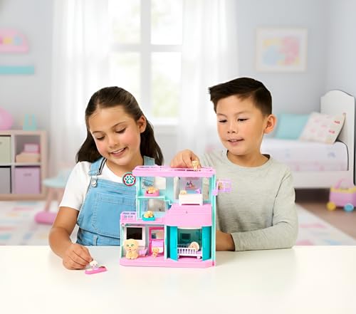Little Live Pets Mama Surprise Families Pet Vet Playset, Baby Care Clinic Animal Hospital Play Set, 3 Puppies, Accessories, Vet Toys for Kids 5+ | Baby care clinic animal hospital play set, 3 puppies, accessories, vet toy, toys for girls and boys, screen-