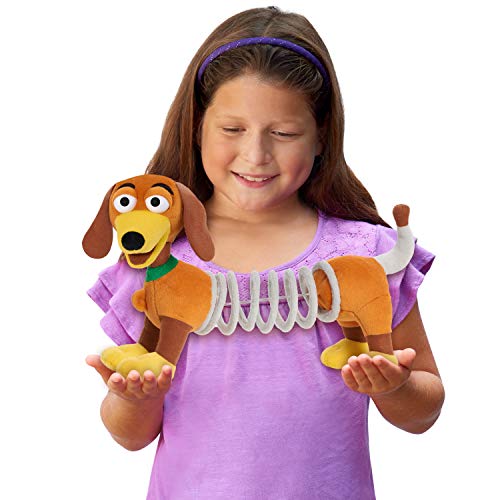 Disney and Pixar Toy Story 16,5 cm Slinky Dog Plush Stuffed Animal, Kids Toys for Ages 18 Month by Just Play