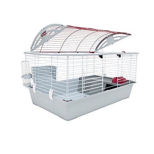 Living World Deluxe Hybrid Habitat for Small Animals, Large | Rabbit, Guinea Pig, Chinchillas, and Small Animal Cage - size: 37.8"L x 22.5"W x 22.0"H
