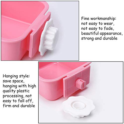 kathson 3PCS Crate Dog Bowl Hanging Cage Food Bowl Stainless Steel Removable Pet Food Spoon Water Feeder Bowls Coop Cup for Puppy Cat Bird Rabbit