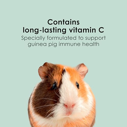 Kaytee Timothy Complete Guinea Pig Food, Made with Timothy Hay, High in Fiber, Supports Dental Health and Digestion, Long-Lasting Vitamin C, 25 Pounds - size: 25 Pound (Pack of 1)